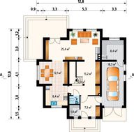 Симпатичный небольшой коттедж с роскошным дизайном