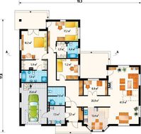 Стильная загородная усадьба с дополнительным выходом