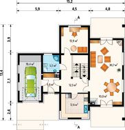 Красивая загородная вилла с семью комнатами и утонченной террасой