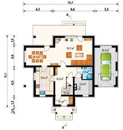Проект мансардного коттеджа более 150 m²