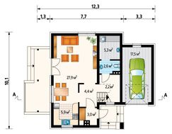 Современный уютный дом для дружной семьи
