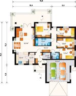 Просторный одноэтажный дом