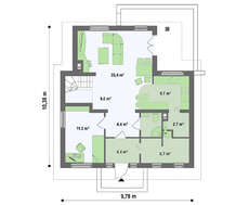 Проект привлекательного дома площадью 144 кв.м.
