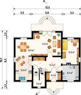 Изящный дом на 150 м2 жилой площади