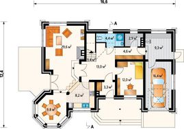 Необычный жилой дом, напоминающий замок