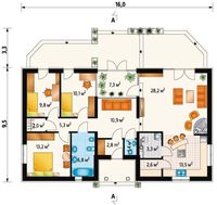 Красивый проект для узкого участка