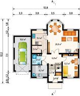 Благоустроенный коттедж с четырьмя спальнями