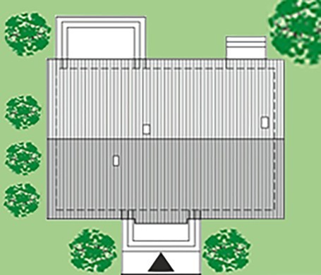 Одноэтажный дом жилой площадью 100 квадратов
